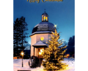 Postkarte Winter Hochkant Merry Christmas